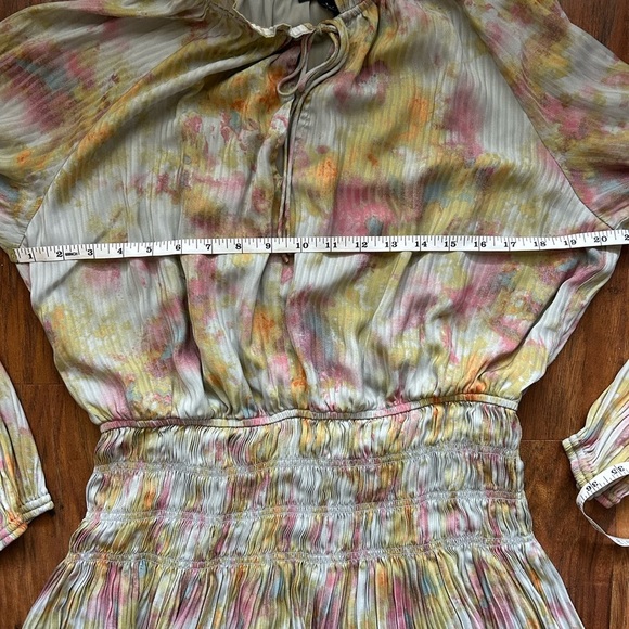 Current Air Midi Dress Women’s Size Large Dress Multicolor Boho Stretch - Picture 9 of 10